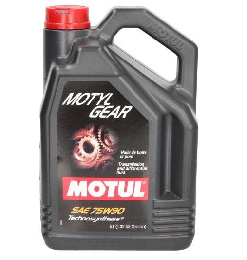 Ulei de transmisie manuală sintetic MOTUL MOTYLGEAR 75W90, 5 litri